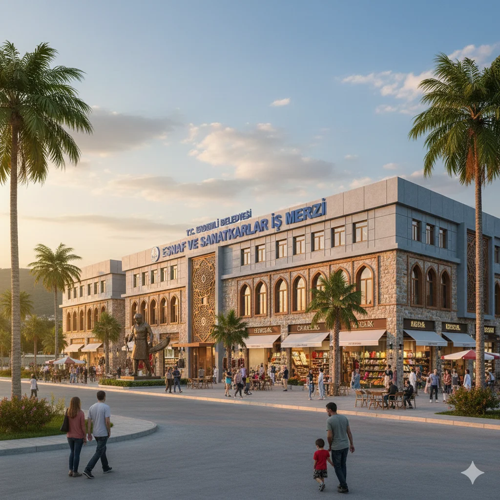 Erdemli’ye Dev Eser: Esnaf ve Sanatkarlar İş Merkezi Yükseliyor!